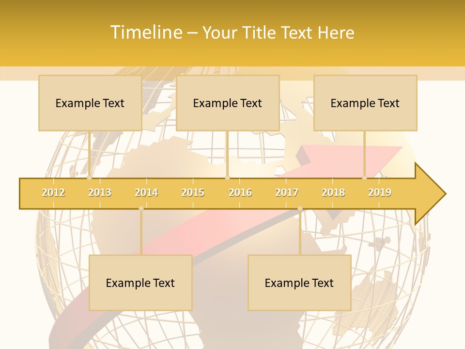 Illustration Geography Trend PowerPoint Template