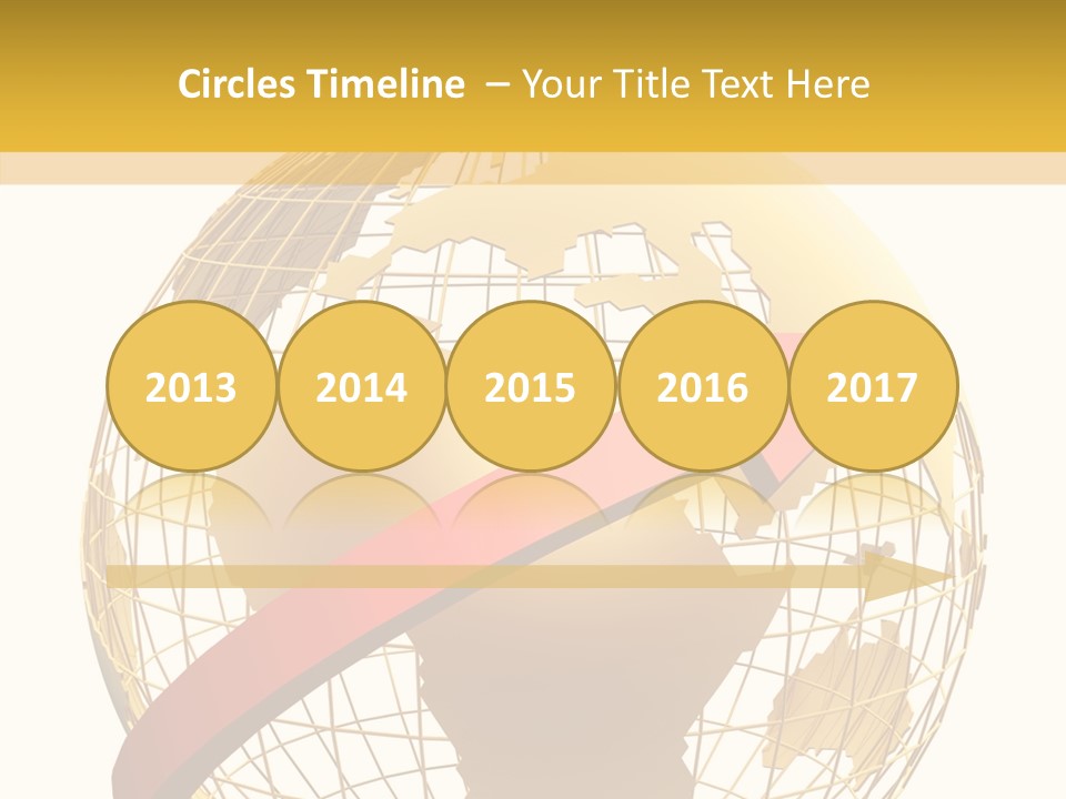 Illustration Geography Trend PowerPoint Template