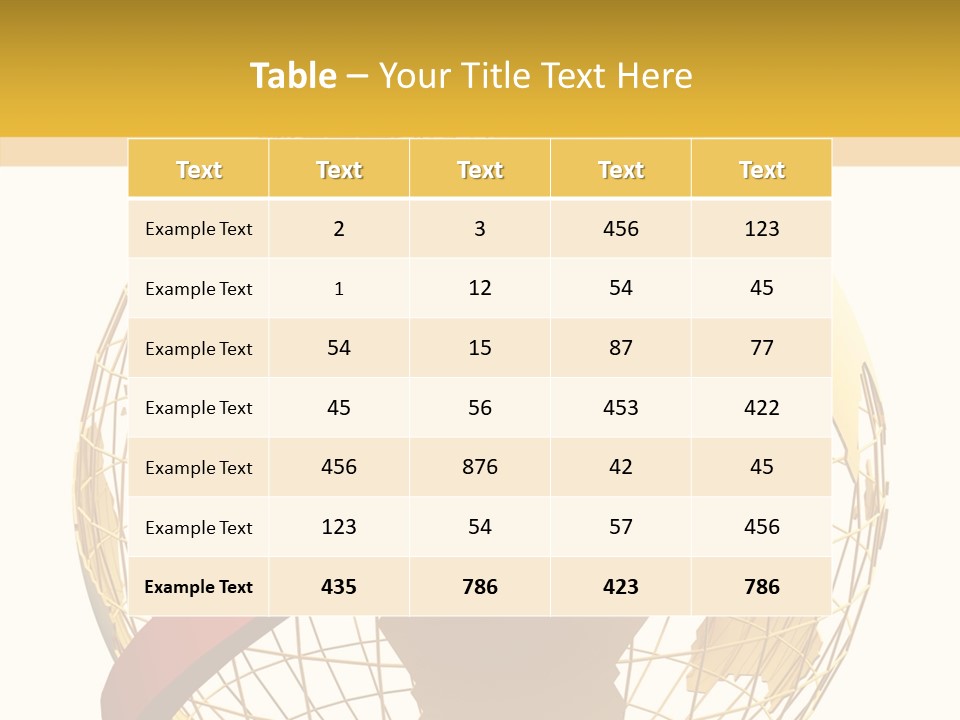 Illustration Geography Trend PowerPoint Template