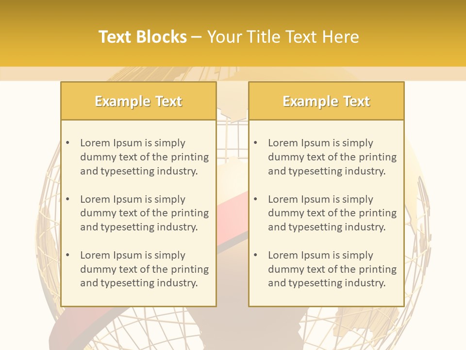 Illustration Geography Trend PowerPoint Template