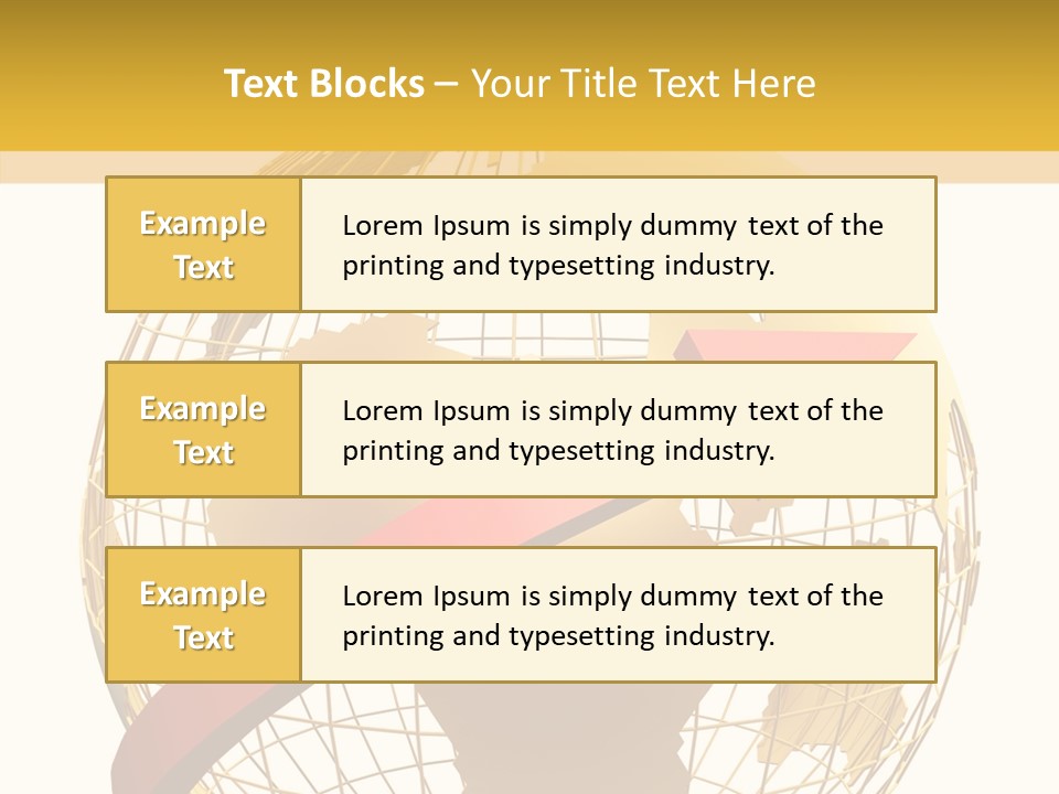 Illustration Geography Trend PowerPoint Template