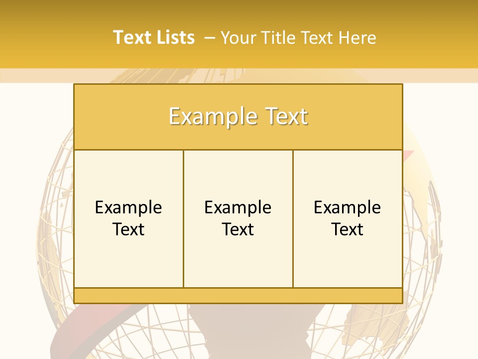 Illustration Geography Trend PowerPoint Template