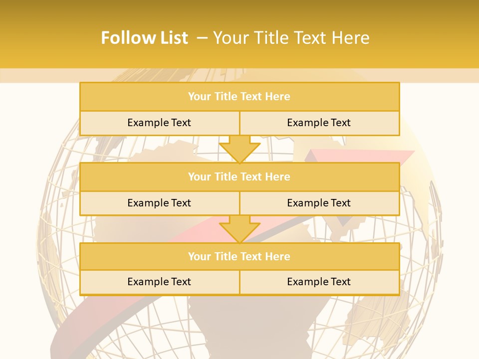 Illustration Geography Trend PowerPoint Template