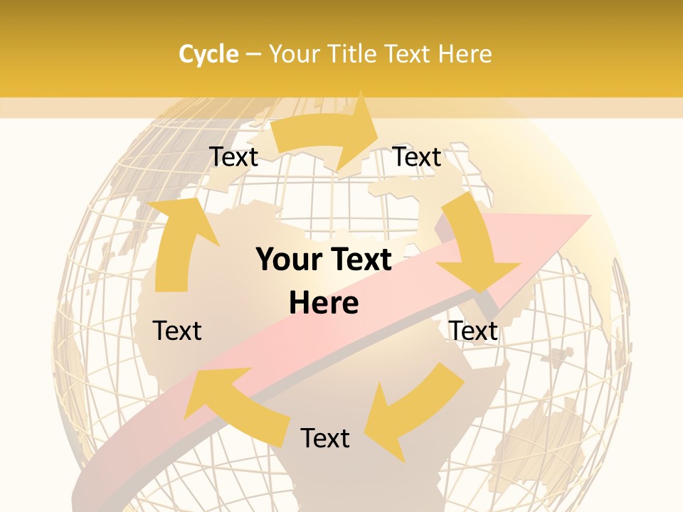 Illustration Geography Trend PowerPoint Template