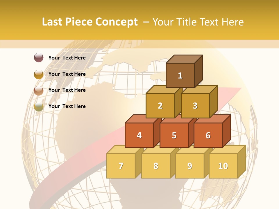 Illustration Geography Trend PowerPoint Template