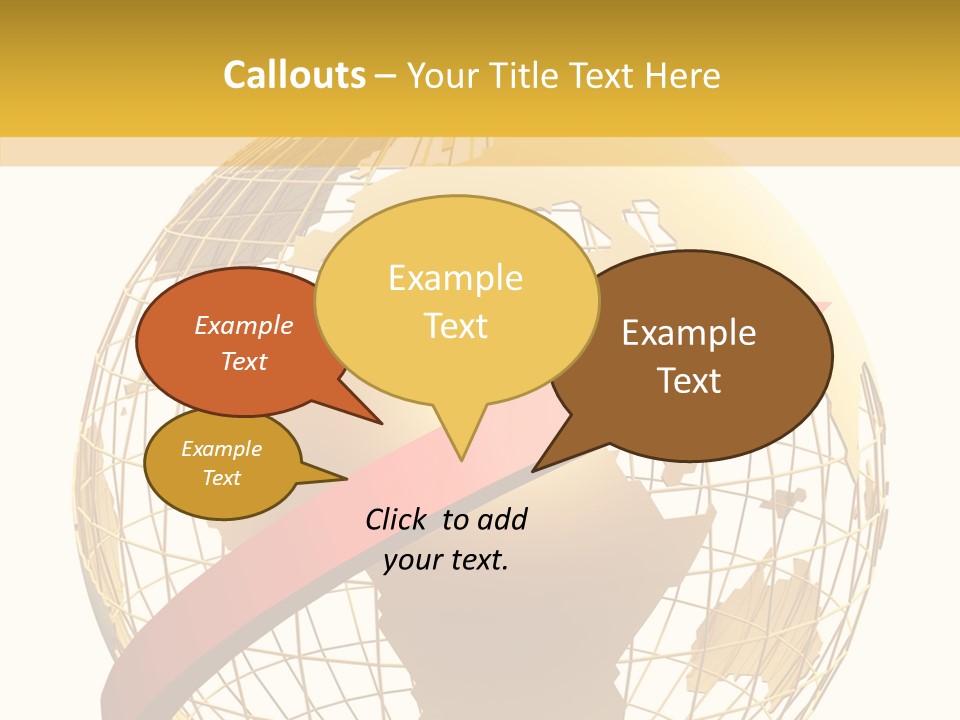 Illustration Geography Trend PowerPoint Template
