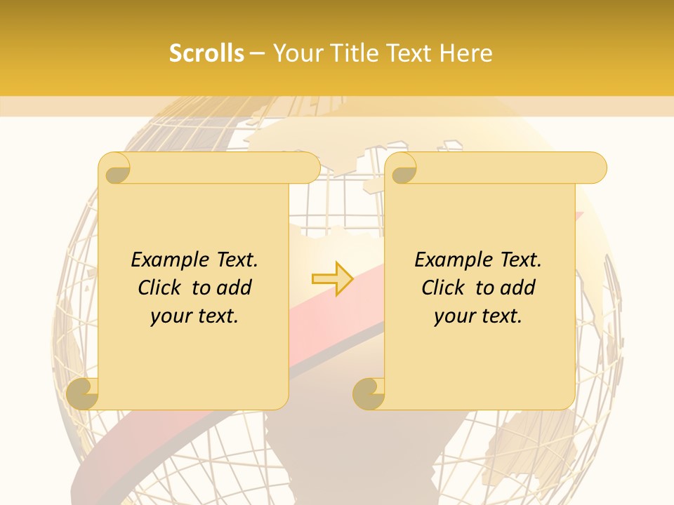 Illustration Geography Trend PowerPoint Template