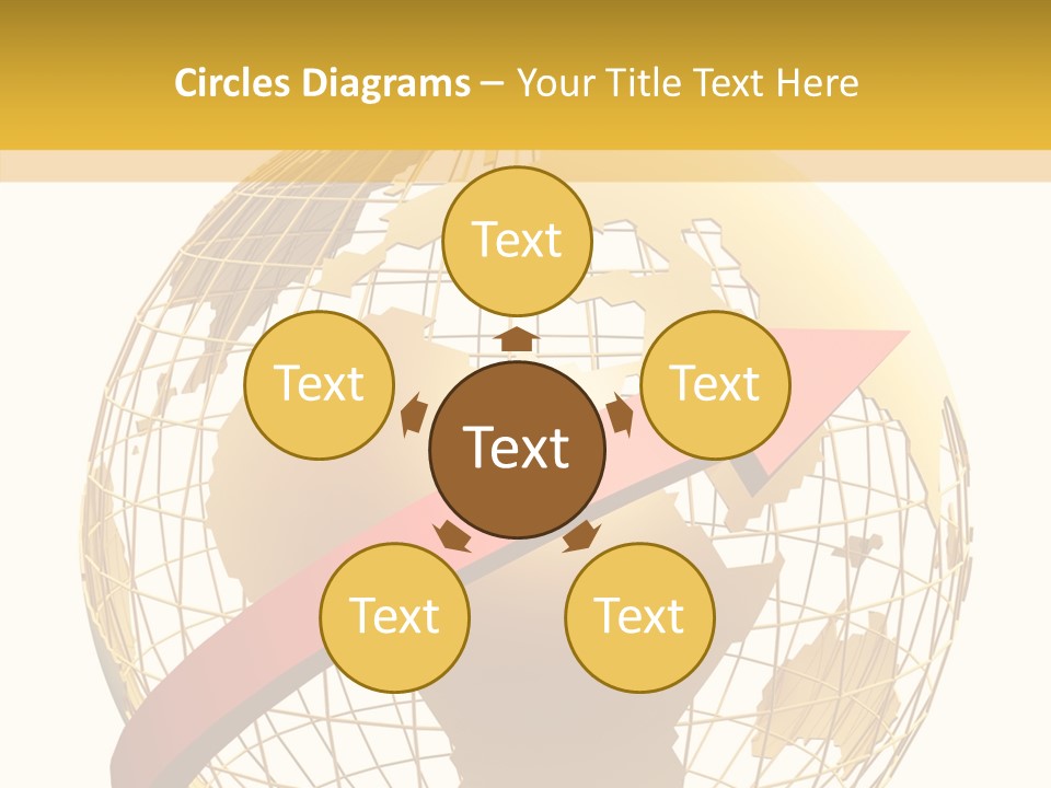 Illustration Geography Trend PowerPoint Template