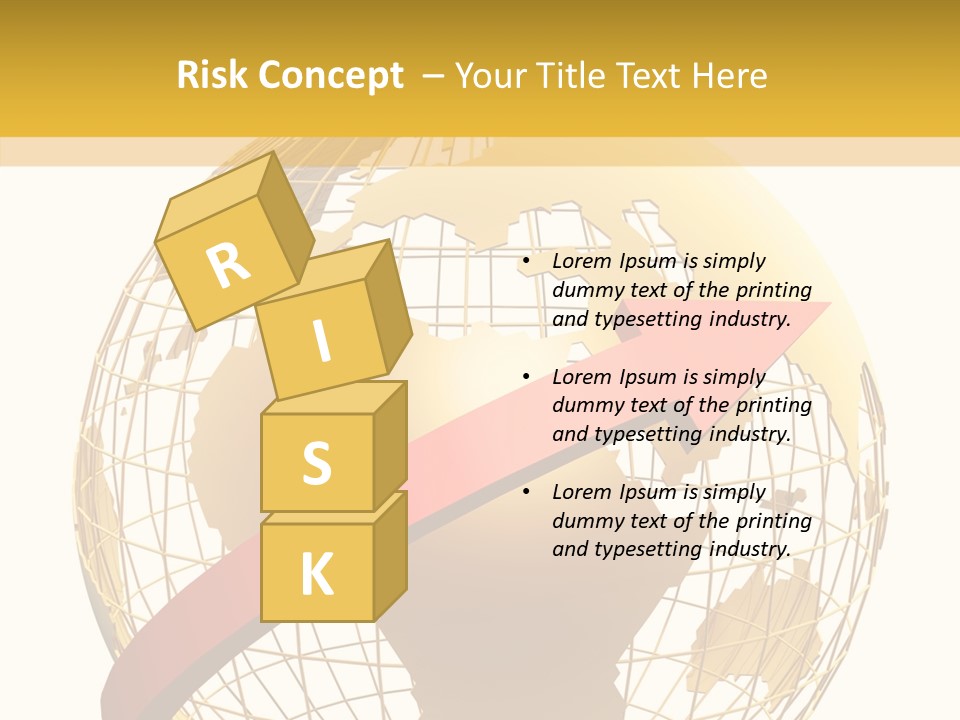 Illustration Geography Trend PowerPoint Template