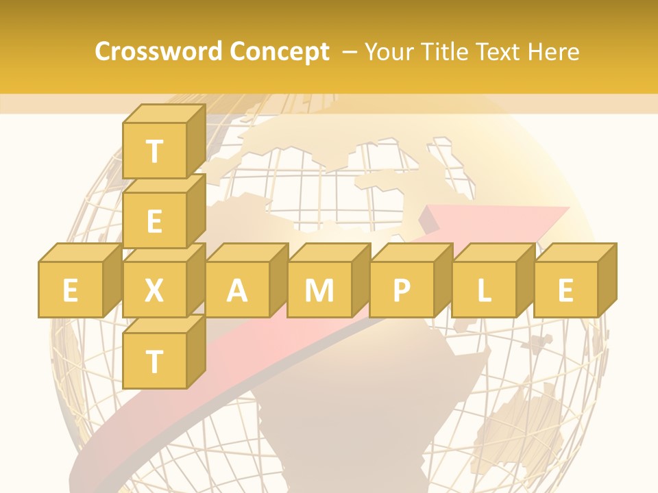 Illustration Geography Trend PowerPoint Template