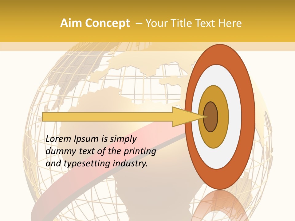Illustration Geography Trend PowerPoint Template