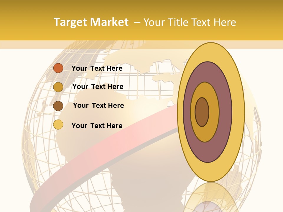 Illustration Geography Trend PowerPoint Template