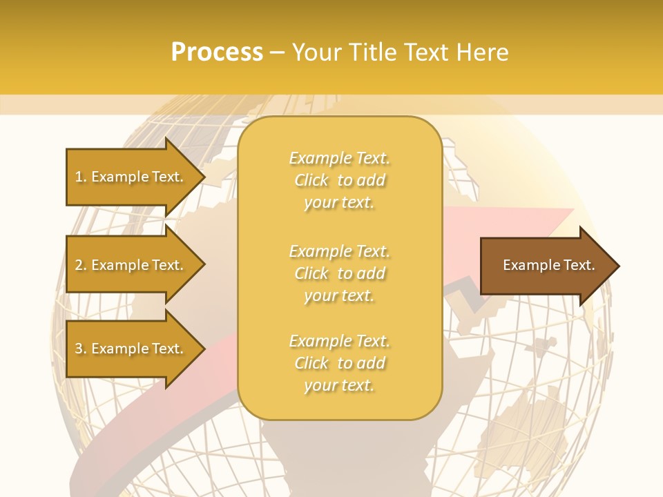 Illustration Geography Trend PowerPoint Template