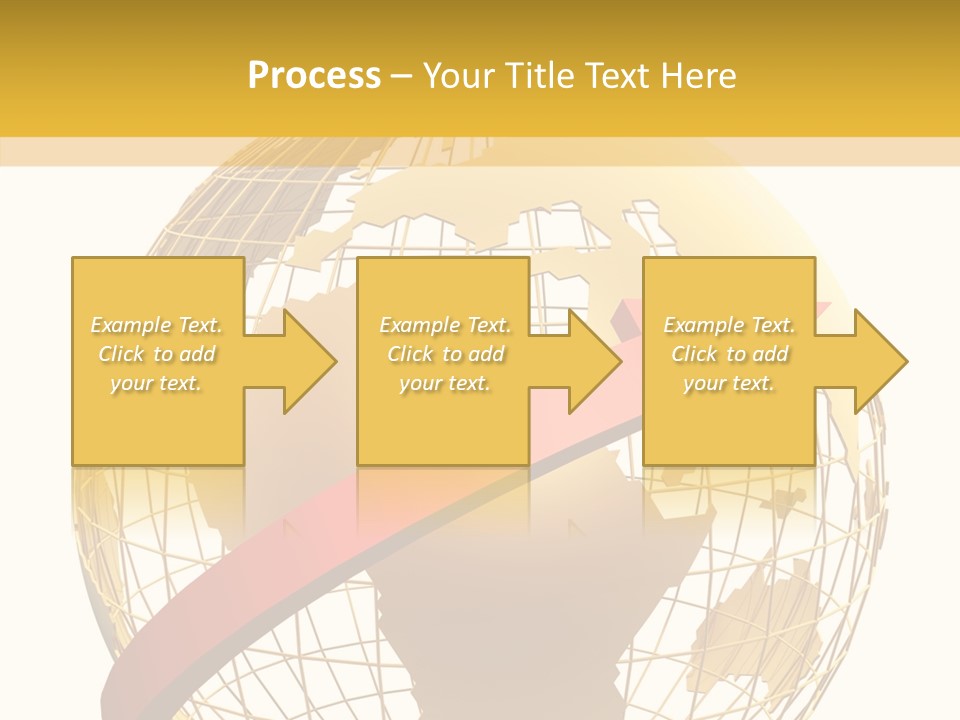 Illustration Geography Trend PowerPoint Template