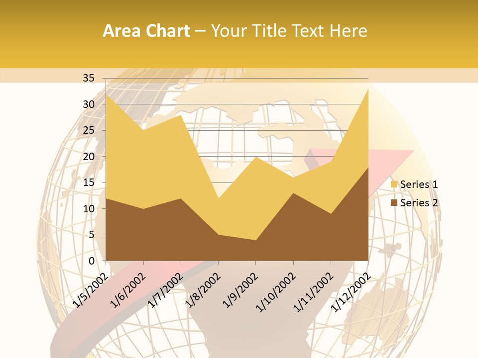 Illustration Geography Trend PowerPoint Template