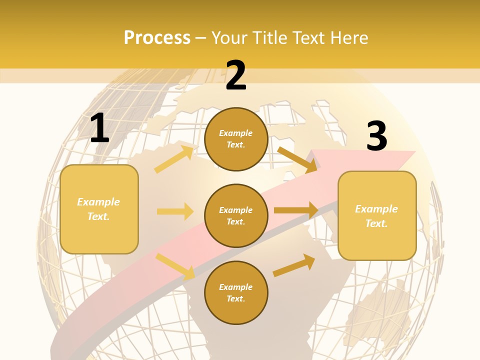 Illustration Geography Trend PowerPoint Template