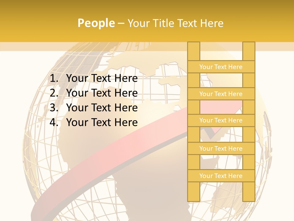 Illustration Geography Trend PowerPoint Template