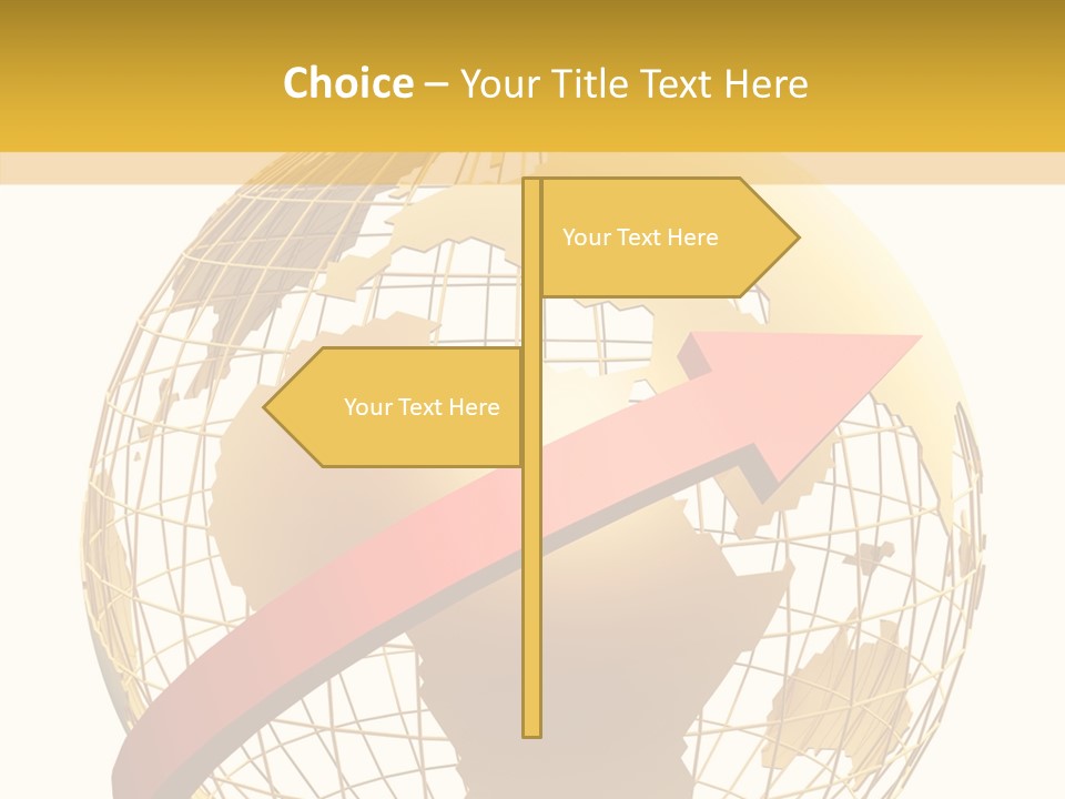 Illustration Geography Trend PowerPoint Template