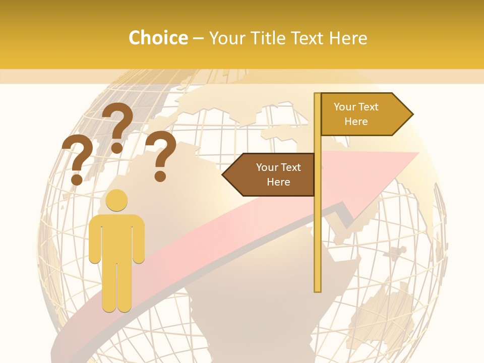 Illustration Geography Trend PowerPoint Template