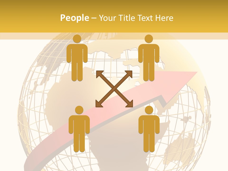 Illustration Geography Trend PowerPoint Template