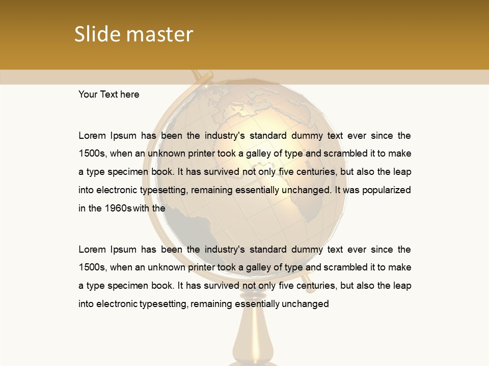 World Tour Europe PowerPoint Template