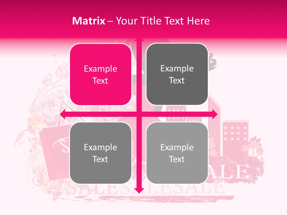 Beautiful Frame Lady PowerPoint Template