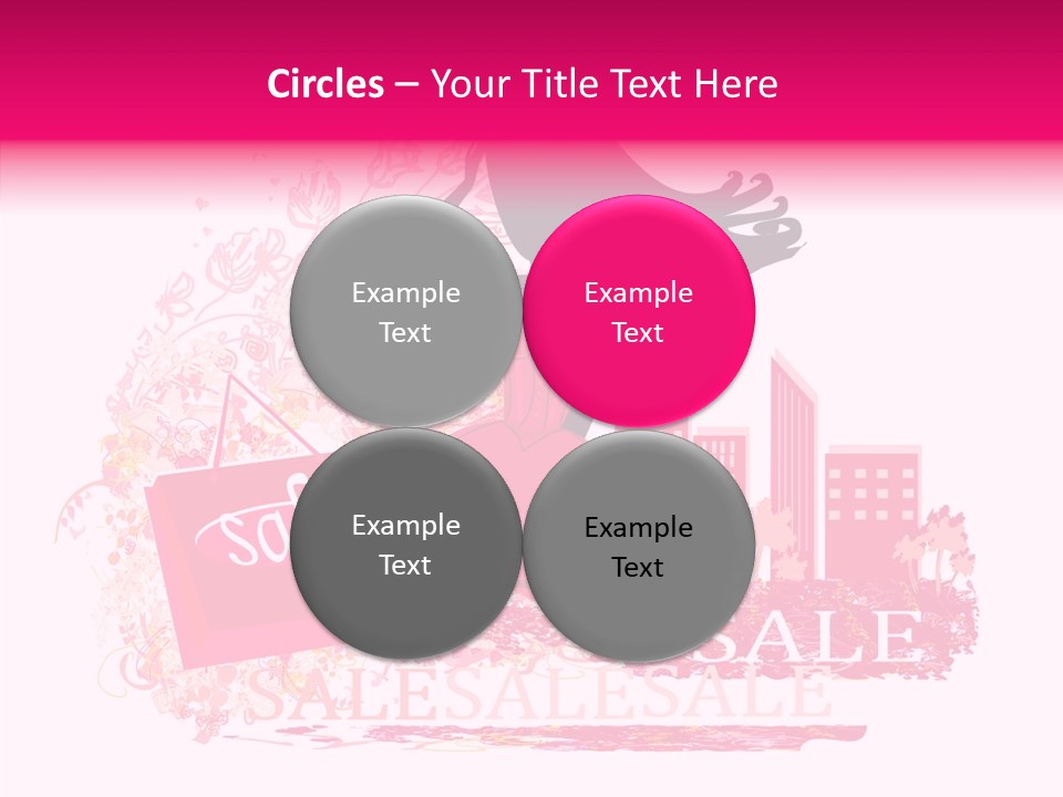 Beautiful Frame Lady PowerPoint Template