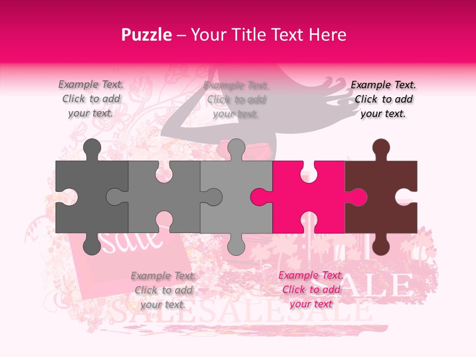 Beautiful Frame Lady PowerPoint Template