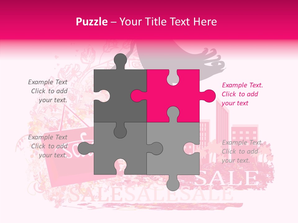 Beautiful Frame Lady PowerPoint Template