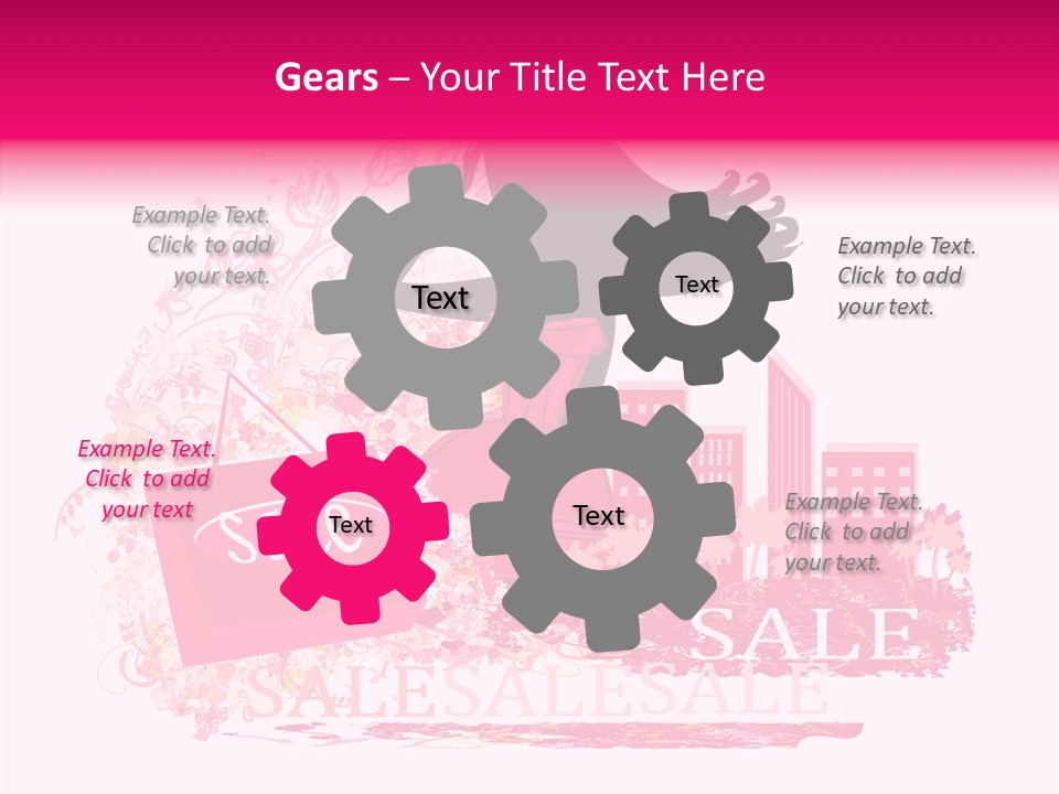 Beautiful Frame Lady PowerPoint Template