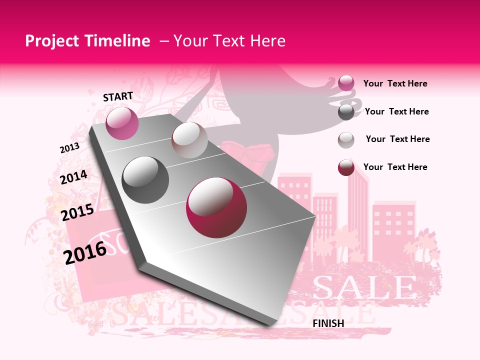 Beautiful Frame Lady PowerPoint Template