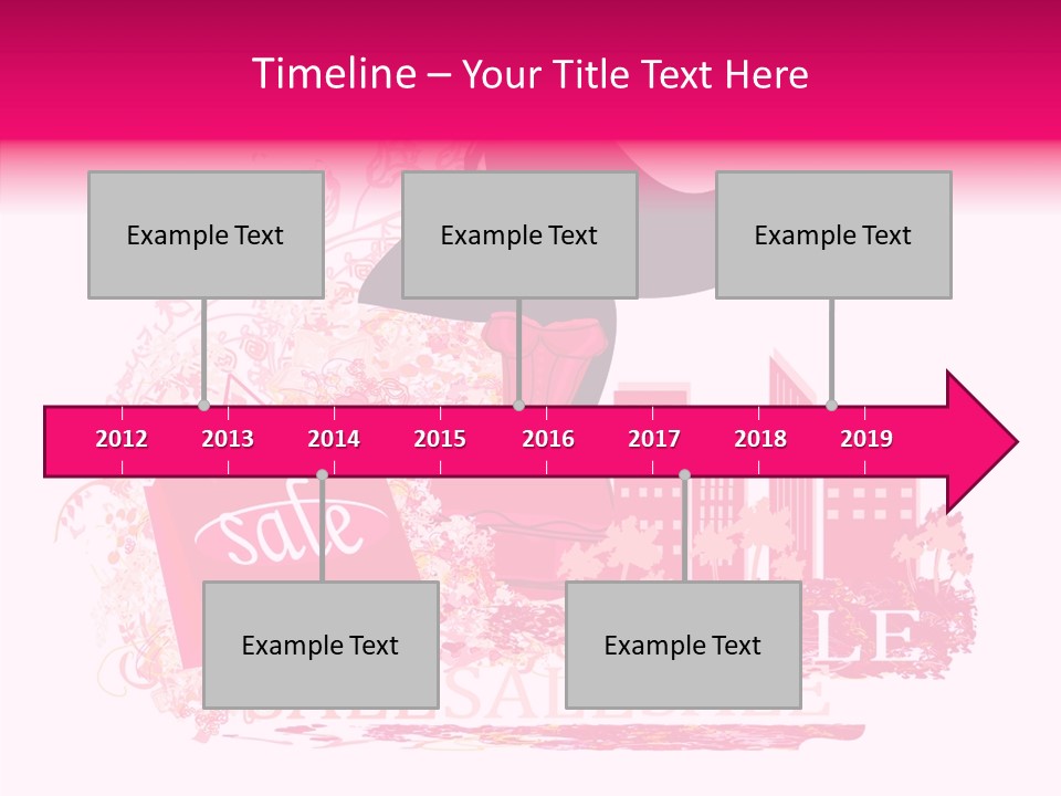 Beautiful Frame Lady PowerPoint Template