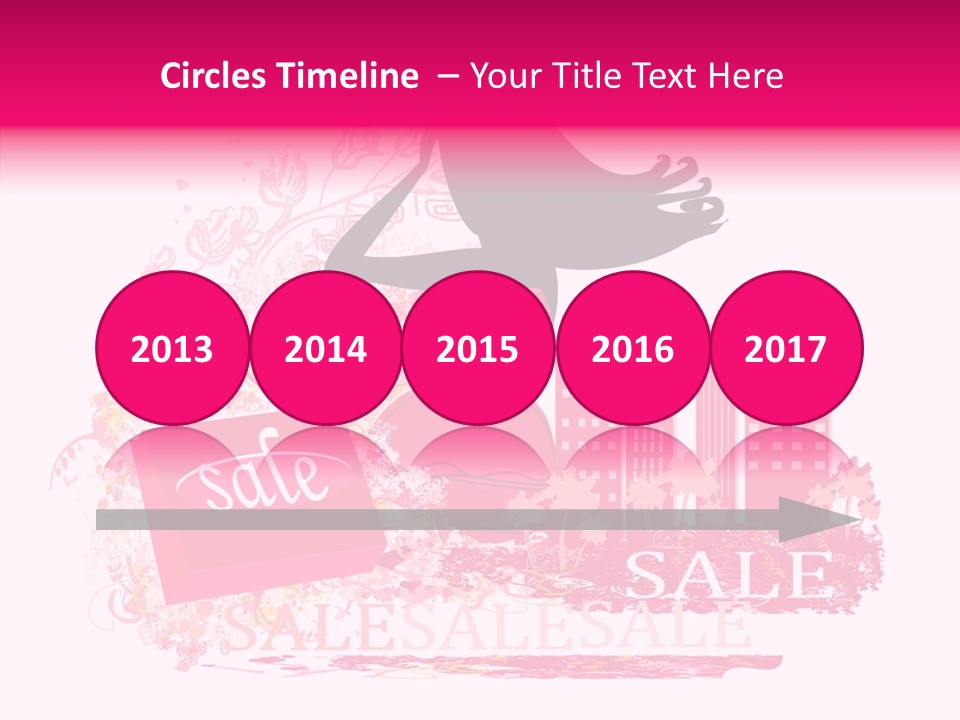 Beautiful Frame Lady PowerPoint Template