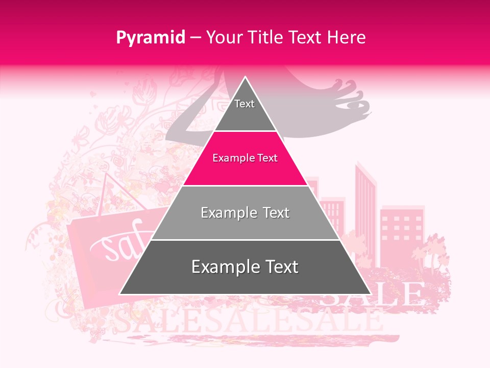 Beautiful Frame Lady PowerPoint Template