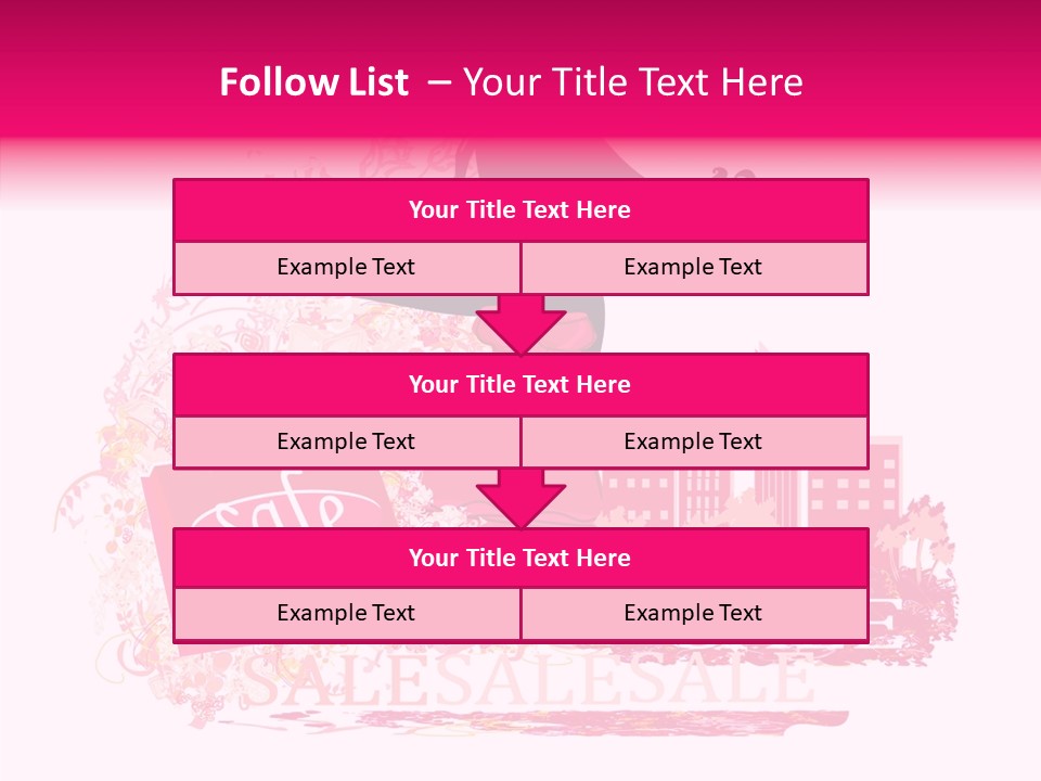 Beautiful Frame Lady PowerPoint Template