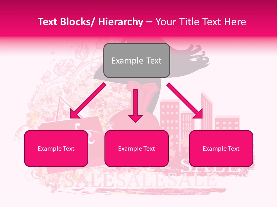 Beautiful Frame Lady PowerPoint Template