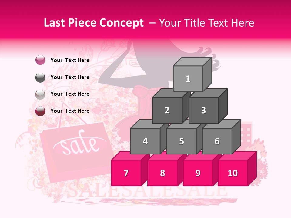 Beautiful Frame Lady PowerPoint Template