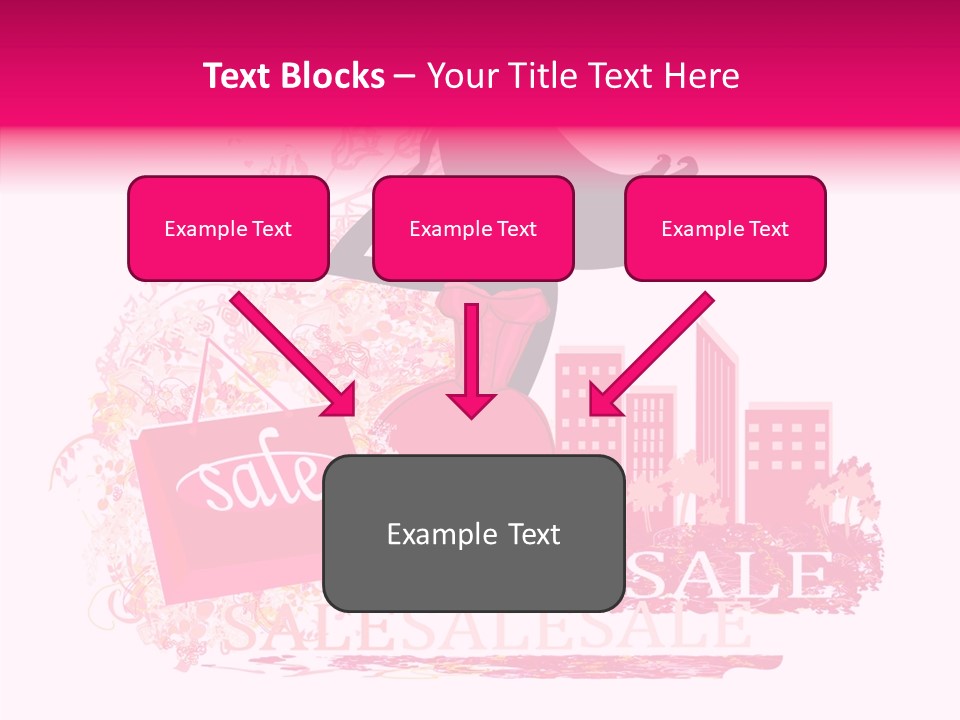 Beautiful Frame Lady PowerPoint Template