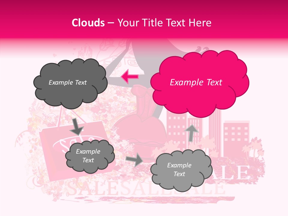 Beautiful Frame Lady PowerPoint Template