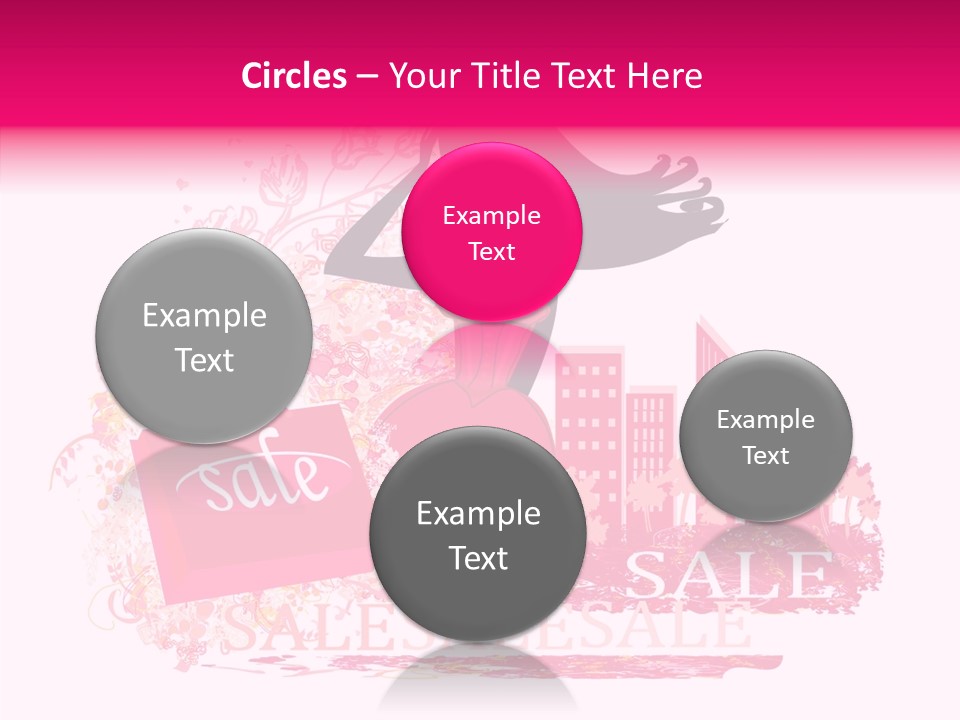 Beautiful Frame Lady PowerPoint Template