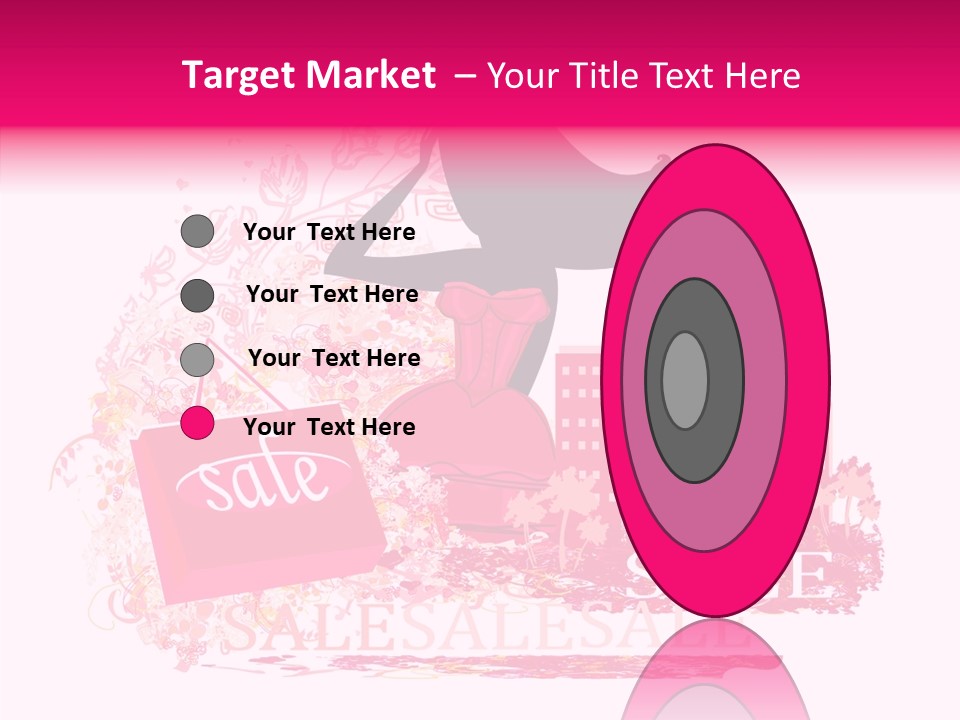 Beautiful Frame Lady PowerPoint Template