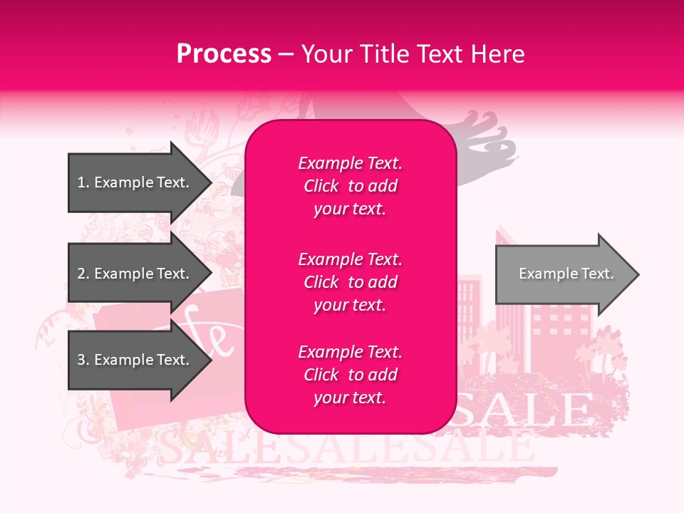 Beautiful Frame Lady PowerPoint Template