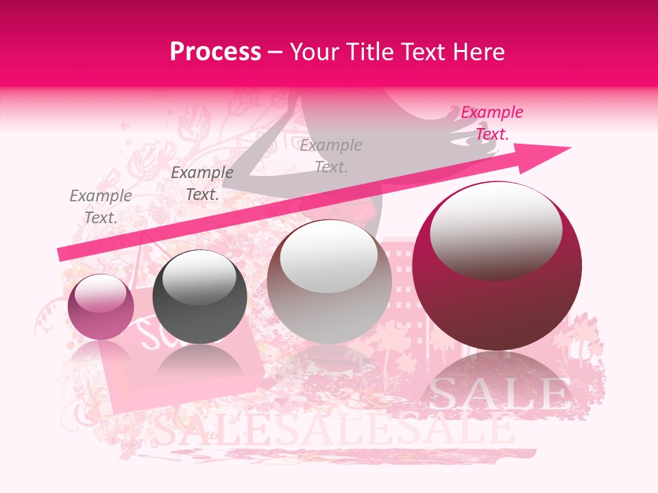 Beautiful Frame Lady PowerPoint Template
