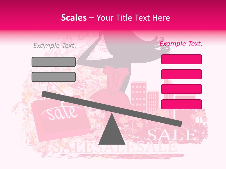 Beautiful Frame Lady PowerPoint Template