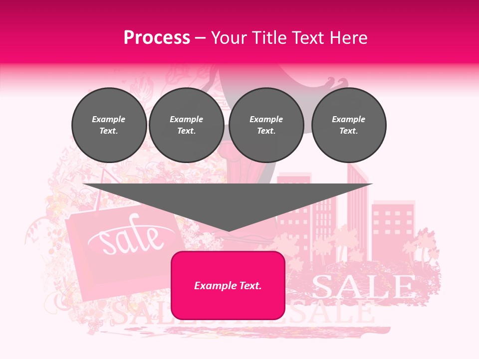 Beautiful Frame Lady PowerPoint Template