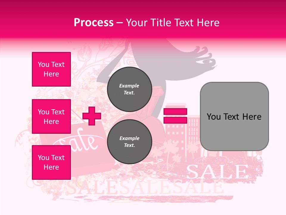Beautiful Frame Lady PowerPoint Template