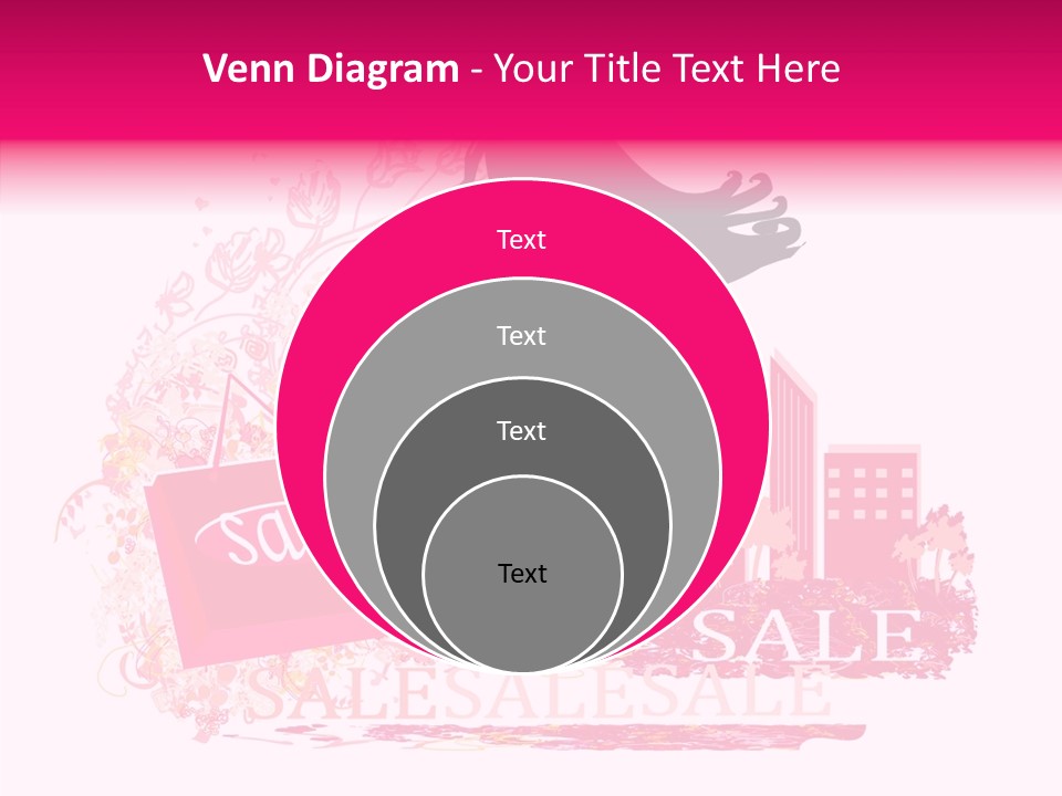 Beautiful Frame Lady PowerPoint Template