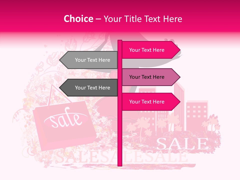 Beautiful Frame Lady PowerPoint Template