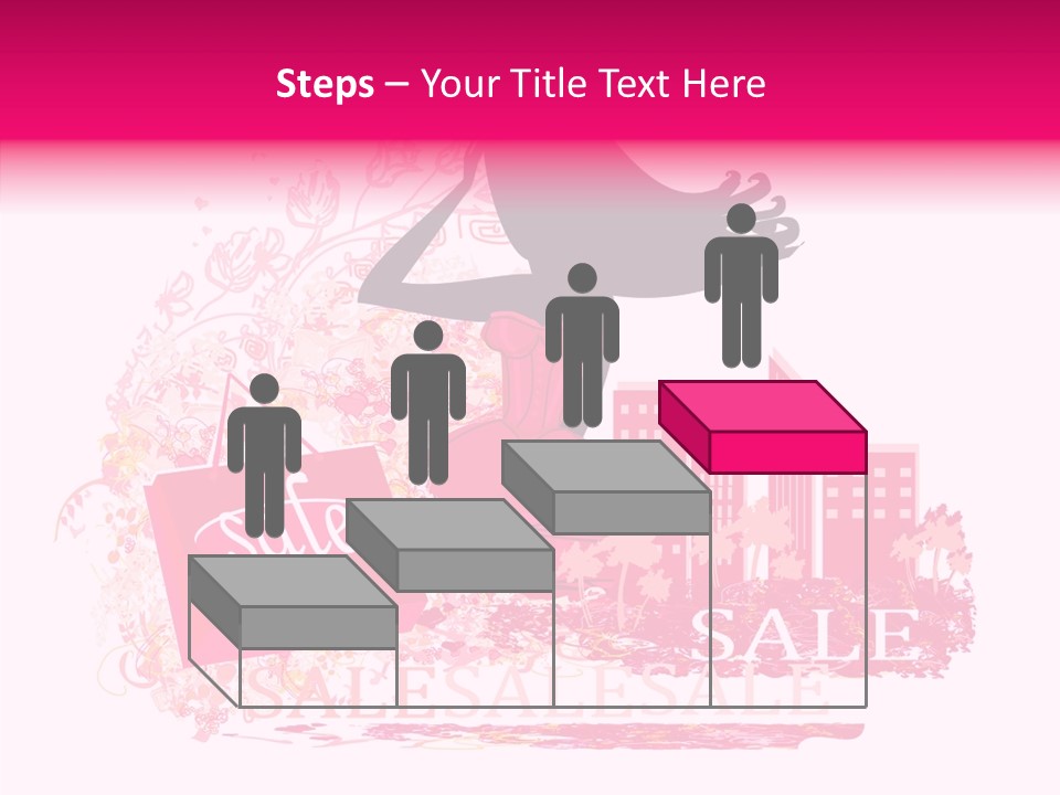 Beautiful Frame Lady PowerPoint Template