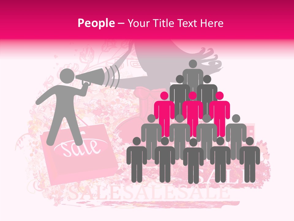 Beautiful Frame Lady PowerPoint Template